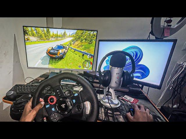 BeamNG.Drive Gameplay  With Logitech G29 Wheel | Crazy Shubhu