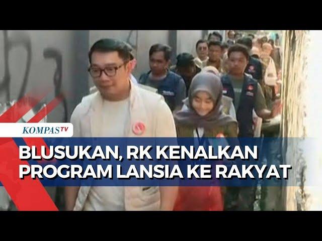 Blusukan ke Pancoran, Ridwan Kamil Kenalkan Program Dokter Keliling hingga untuk Lansia