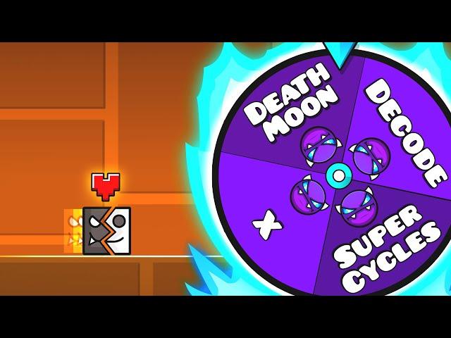 Рулетка ИЗИ ДЕМОНОВ на ХАРДКОРЕ в Geometry Dash