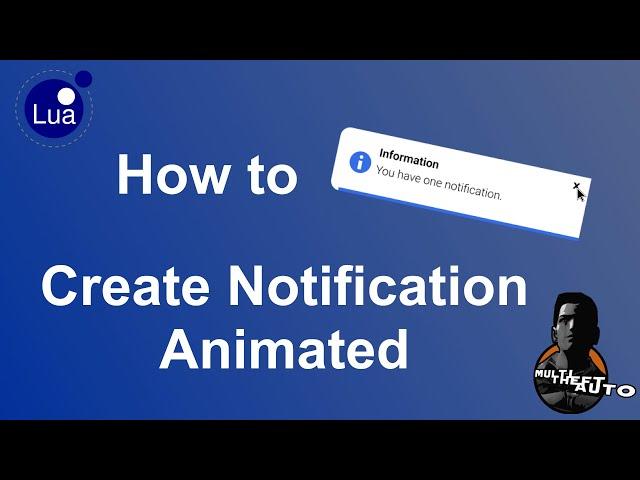 Notification Animated [Lua for MTA:SA]