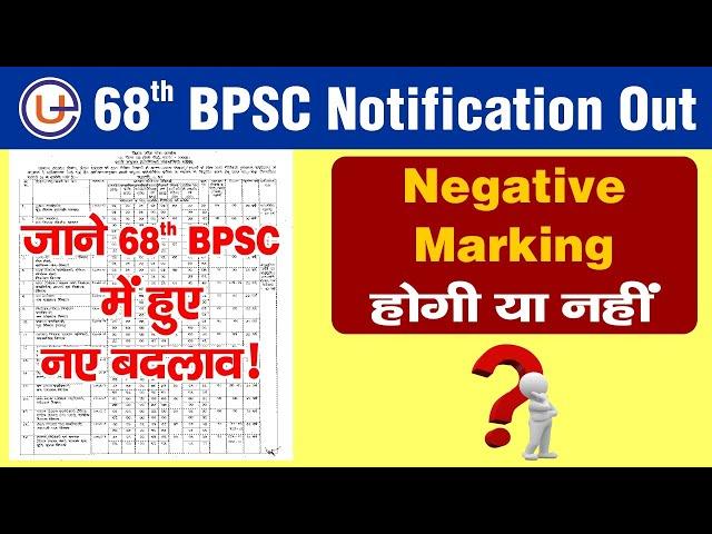 68th BPSC Notification 2022 | BPSC New Vacancy 2022 Syllabus Age Limit Exam Pattern Negative Marking