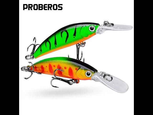 PROBEROS Sinking Minnow Bait 7cm 5.5g Trolling Fishing Lure