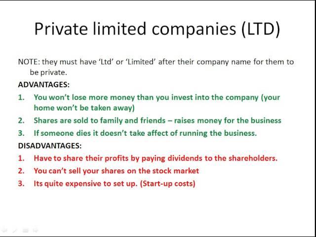 Whats the difference between a Public Limited Company and a Private Limited Company?  - AARevision