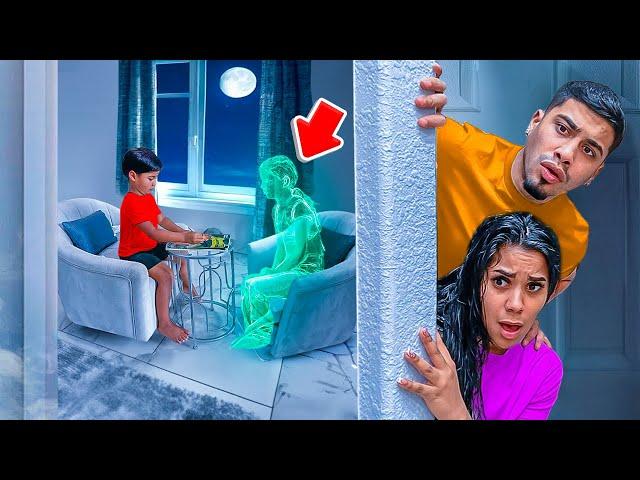 We Found Our Son TALKING To a GHOST!!