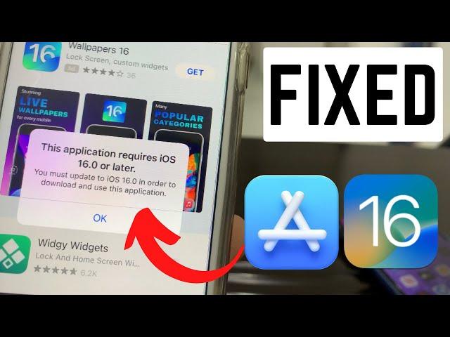 How To Fix This Application Requires iOS 16.0 or Later on iPhone & iPad