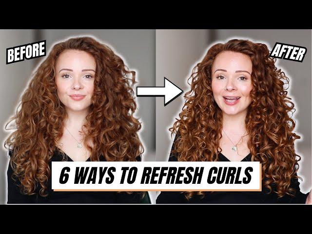 6 WAYS TO REFRESH CURLY HAIR | HOW TO CHOOSE A REFRESH METHOD