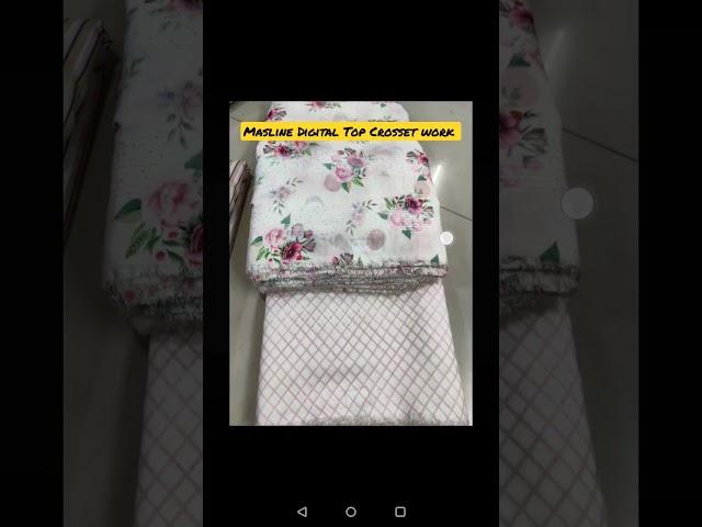 Muslin Cotton Digital Print | Surat Kapda Market | Digital Printed Muslin | Muslin Fabric Wholesale