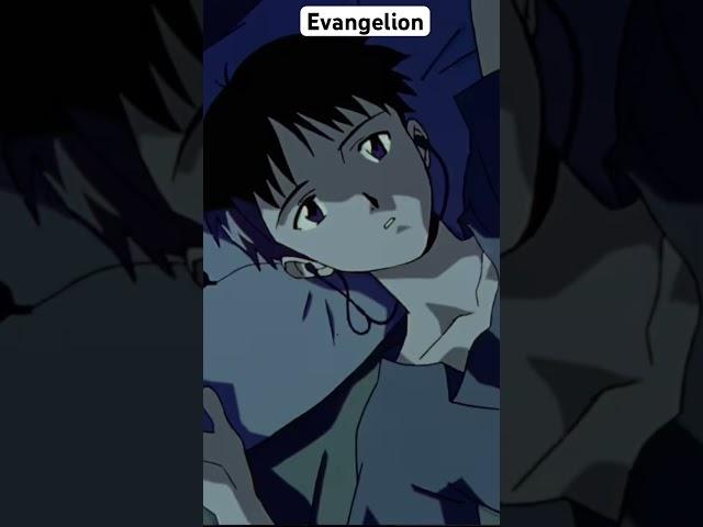 Evangelion is a good anime. Shinji here remind me of my younger self. #evangelion