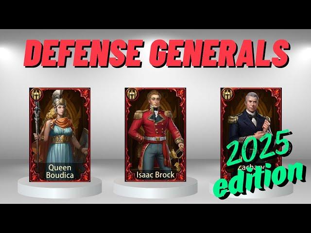 Evony 2025 Defense General Guide