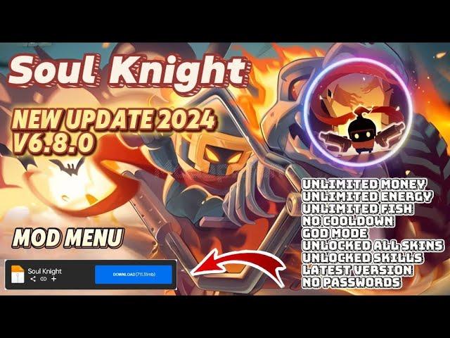 Soul Knight Mod Menu 6.8.0 Unlimited Money&Gem Unlocked All TERBARU 2024 New Update!