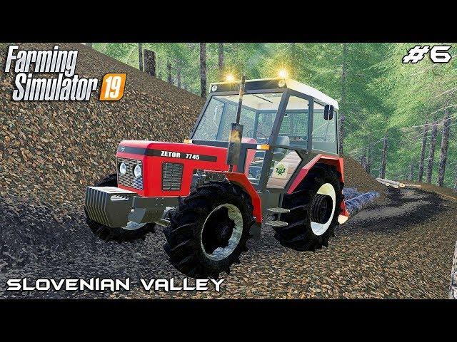 Logging with Zetor 7745 | Small Farm - Slovenian Valley | Farming Simulator 2019 | Episode 6