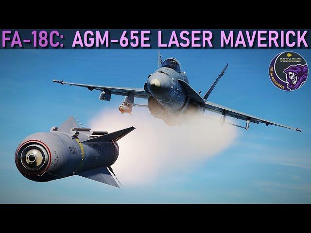 FA-18C Hornet: AGM-65E Laser Guided Maverick Tutorial | DCS WORLD