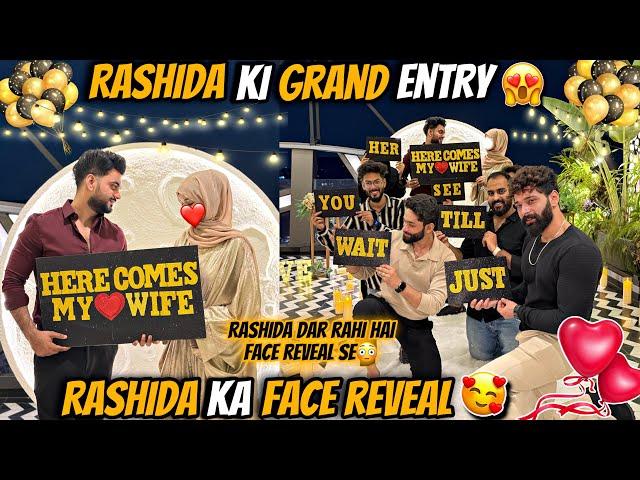 Rashida Ki Grand Entry Face Reveal Me  Rashida Dar Rahi Hai Face Reveal | Fokats | Abresh & Zeeshan