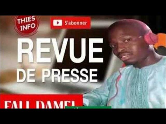 REVUE DE PRESSE WOLOF THIES INFO 22 11 2024