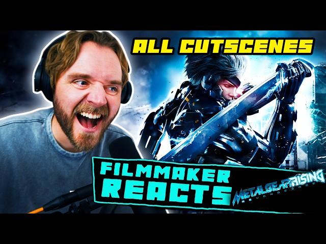 FILMMAKER REACTS: METAL GEAR RISING: REVENGEANCE | [ALL CUTSCENES!!]