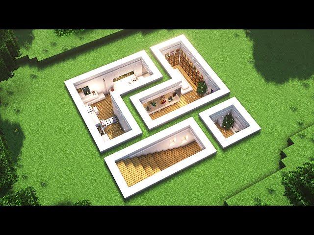 Minecraft: Modern Underground House Tutorial