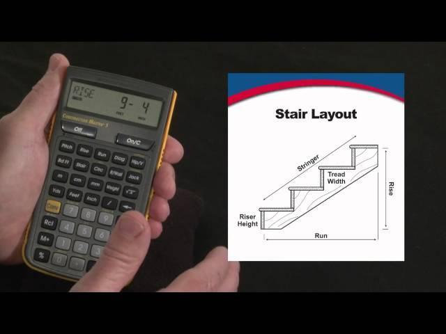 How to do Stair Layout Calculations | Construction Master 5