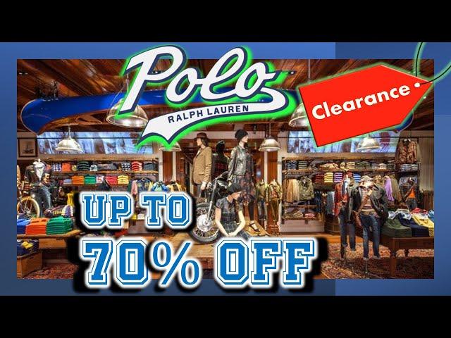 UP TO 70% OFF Polo Ralph Lauren Factory Outlet Shopping Spree- Extra 25% OFF ALL CLEARANCE Sale