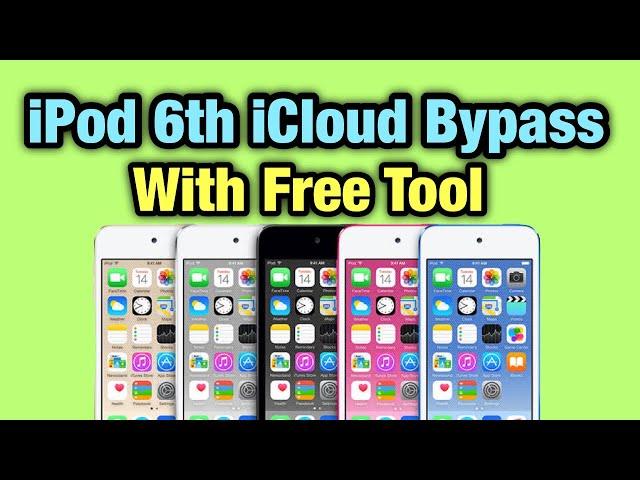 IPod Touch 6th Generation ICloud Bypass  iOS 12.5.5/12.5.6  | Windows tutorial |