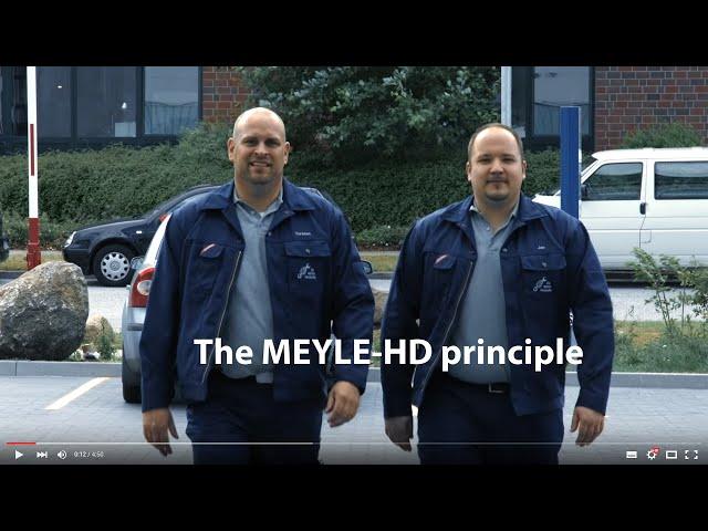 The MEYLE Mechanics explain the MEYLE-HD principle