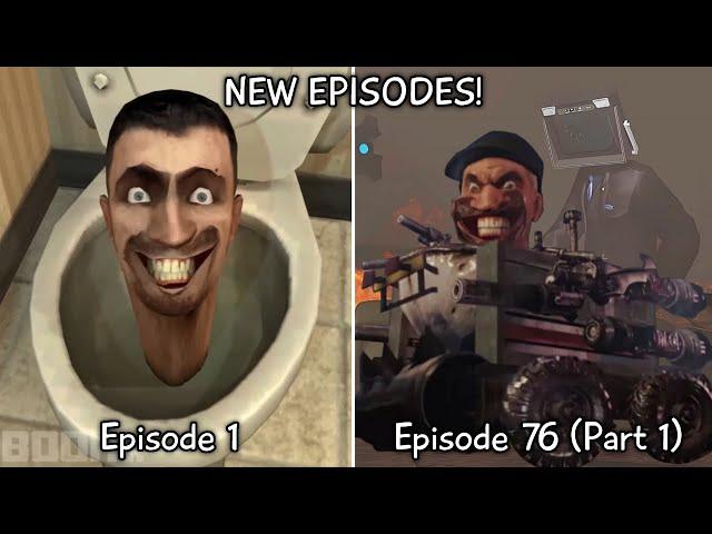 Skibidi Toilet 1 - 76 Part 1 All Episodes (60 FPS REMASTERED) Strider Skibidi Toilet  (Episode 77?)