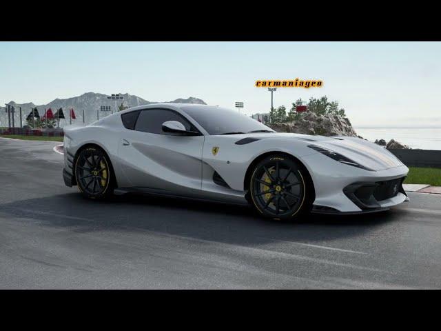 Ferrari supercar 812 competizione