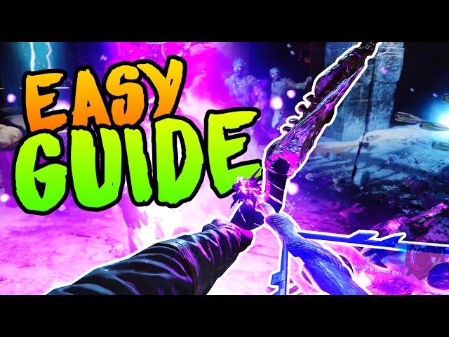 BEST VOID BOW UPGRADE GUIDE [EASY] Black Ops 3 Zombies Der Eisendrache Easter Egg Guide Purple Skull