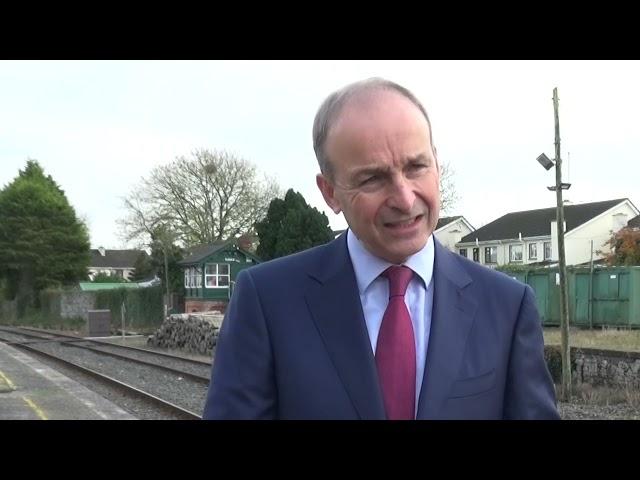 Taoiseach Michael Martin visits Navan and talks to Meath Chronicle about the Dublin Navan rail line