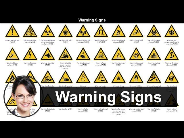 Warning Signs | Health and Safety at Work | Updated with Voice