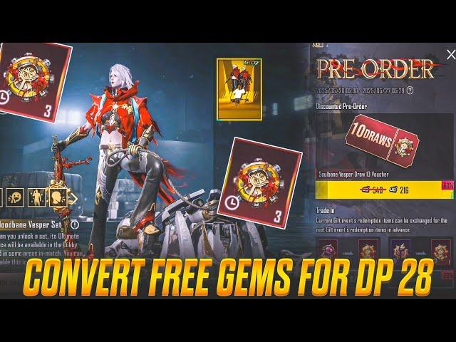 BIG SURPRISE  FREE DP-28 PREORDER EVENT IS HERE | HOW TO CONVERT M249 GEMS TO DP28 GEMS FREE!