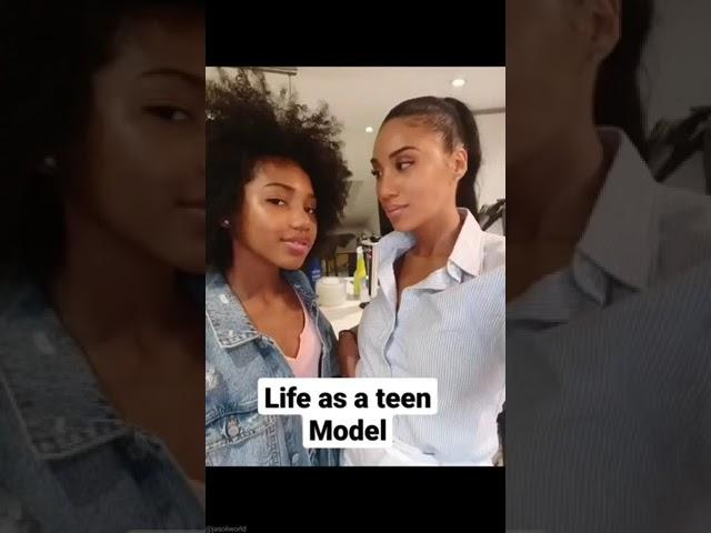 A DAY IN THE LIFE OF A REAL TEEN MODEL | BTS PHOTOSHOOTS | TheOliFamily #shorts
