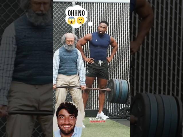  Old Man Power He Shocked Everyone at the Gym  | Pt- 89 #anatoly #shorts