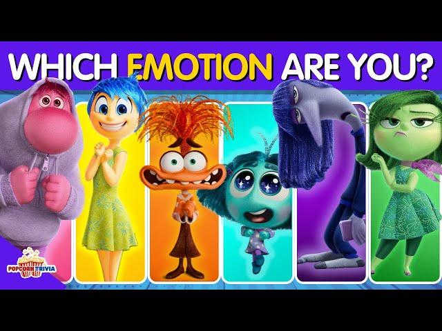 Which INSIDE OUT 2 Emotion Are You? | Disney Inside Out Personality Test | Disney Quiz