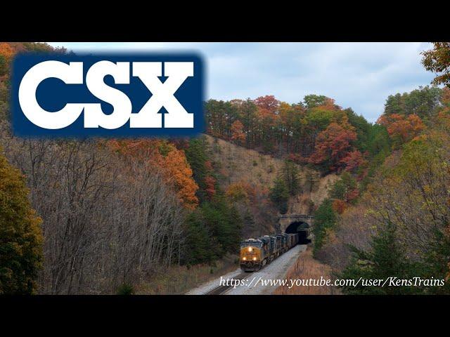 CSXT Train E111-24 at Kelly's Tunnel, near Jerry's Run, VA, CSX Alleghany Subdivision