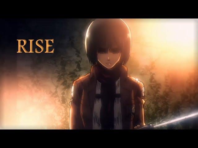 Mikasa Ackerman 「AMV」 - RISE - Attack on Titan/Shingeki no Kyojin AMV