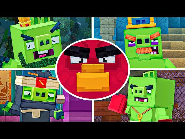 Minecraft But It's Angry Birds