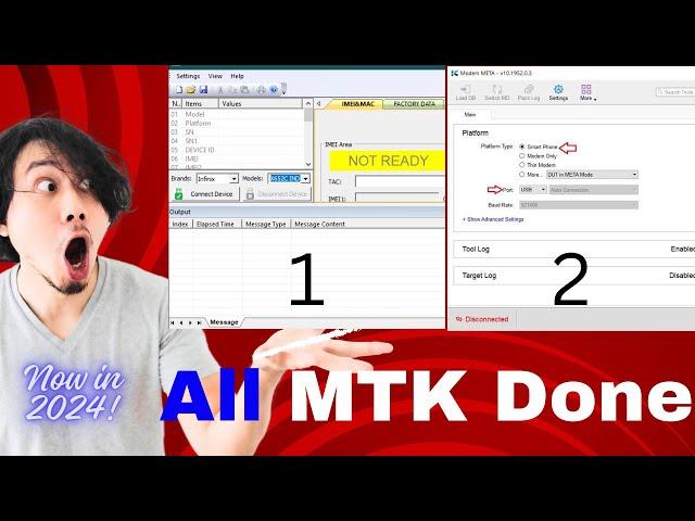 All MTK Android Phones IMEI Repair By Letest ModemMeta Tool 2024