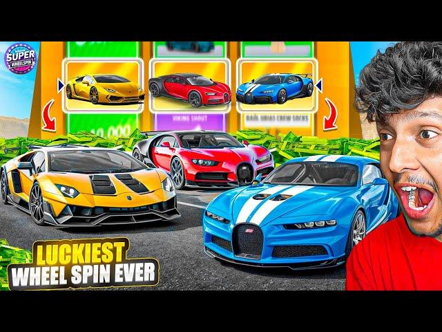 *OMG* LUCKIEST WHEEL SPIN EVER IN FORZA HORIZON 5! $100,000,000 SUPER RARE CAR!