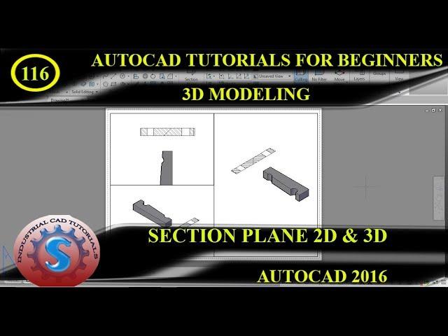 SECTION PLANE || GENERATE SECTION TO BLOCK || BASIC TUTORIALS FOR BEGINNERS || AUTOCAD