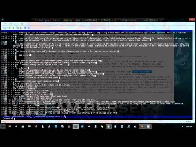 Anonymous [#opNewBlood - #Setup] Connecting To ClearNet IRC Properly - Version 2