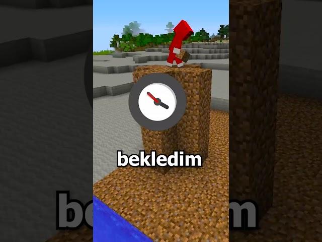 Minecraft'ta Griye Dokunursam Video Biter !! #shorts