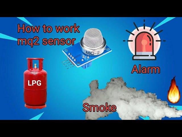 MQ-2 Sensor gas and smoke sensor how to work || 