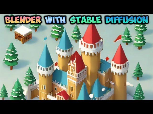 Blender with Stable Diffusion XL Tutorial - Super fast Stable Diffusion XL Turbo - img2img