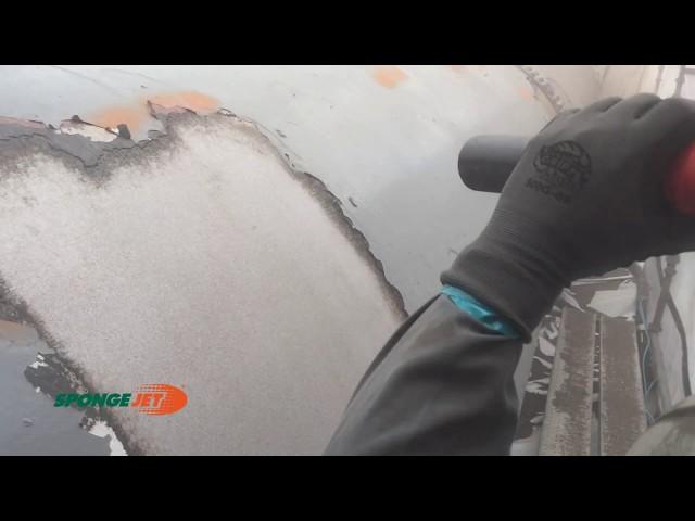 Removal of Coal Tar using Silver 60 Sponge Media on Fresh Water Utility Pipe