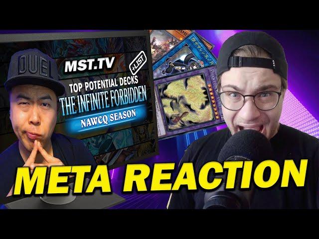 POST Infinite Forbidden deck and meta analysis REACTION @MSTTV