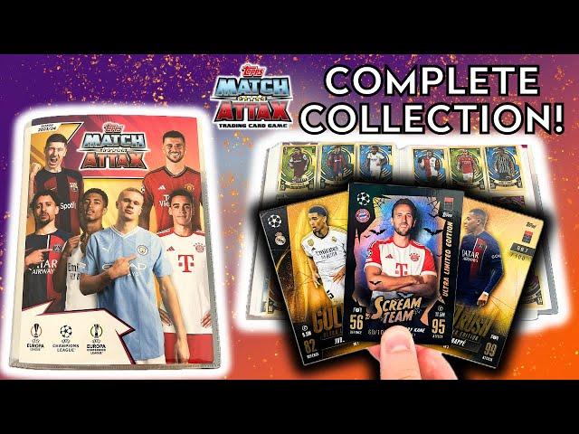 100% COMPLETE BINDER UPDATE | TOPPS MATCH ATTAX 2023/24 | GOLD RUSH CARDS, AUTOGRAPH, RELICS & MORE!