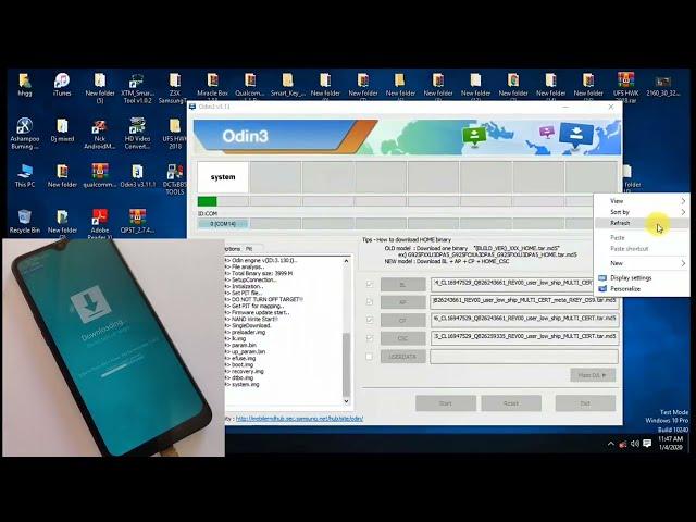 How To Flash Samsung A10S (A107F) With Official Firmware