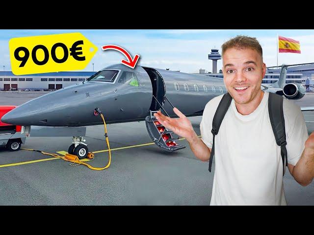 Für 900€ ALLEINE im Privatjet von Mallorca nach Hause