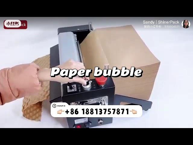 Paper Bubble Machine | Bubble Paper Wrap Making Machine