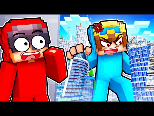 TINY vs GIANT Hide and Seek in Minecraft!